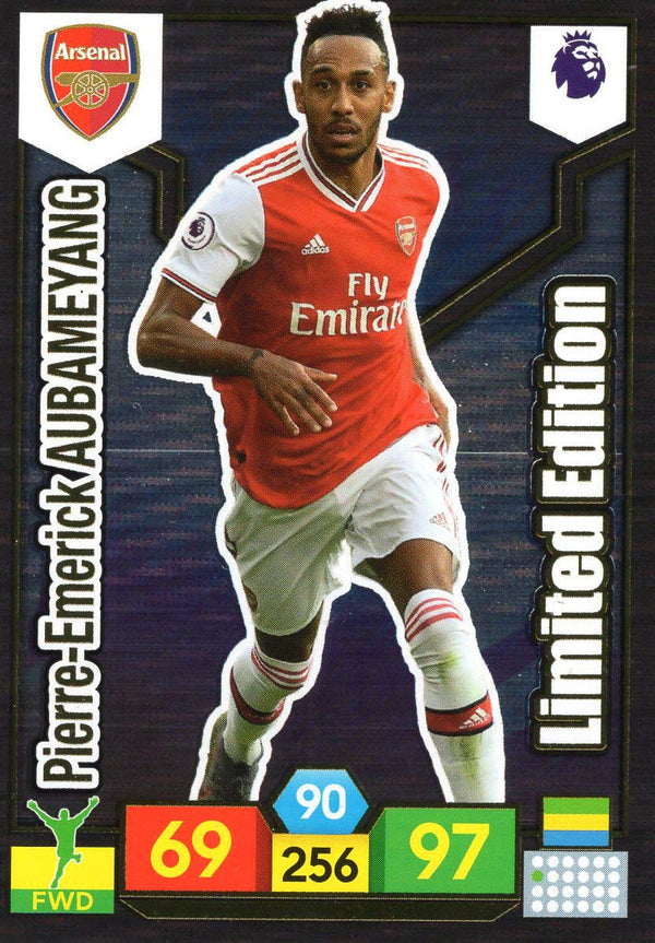 Adrenalyn XL PREMIER LEAGUE 2019/20 PIERRE EMERICK AUBAMEYANG LIMITED EDITION TRADING CARD - ARSENAL