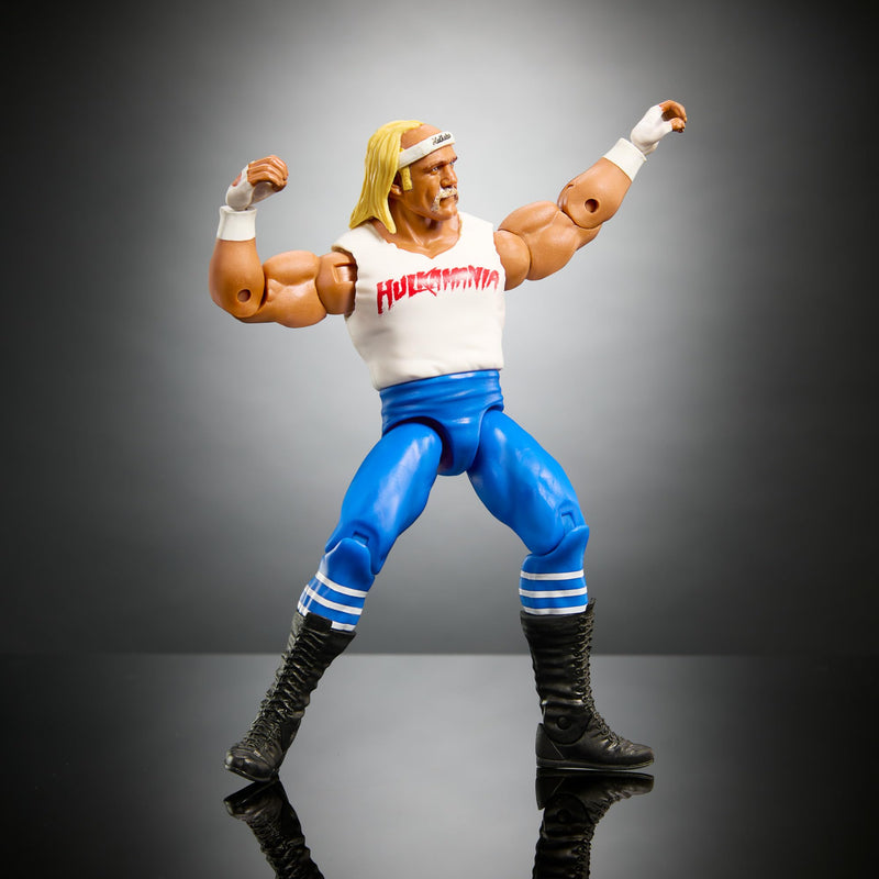 WWE Action Figure, 6-inch Collectible Hulk Hogan with 10 Articulation Points & Life-Like Look, HTW19