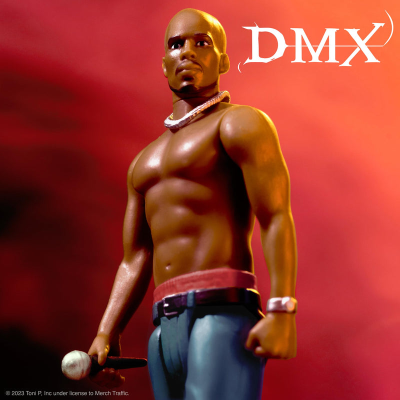 Super7 DMX Reaction Figures Wave 01 - DMX (It's Dark and Hell is Hot) Action Figure, 3.75 inch Scale, RE-DMXRW01-DRK-01