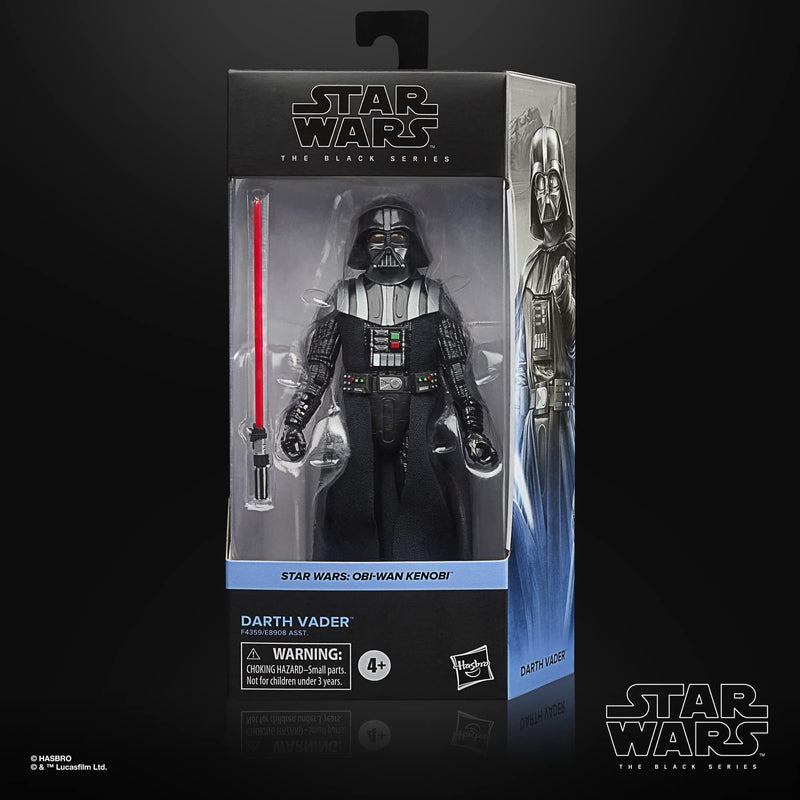 Star Wars The Black Series Darth Vader Toy 6-Inch-Scale Obi-Wan Kenobi Collectible Action Figure, Toys for Kids Ages 4 and Up