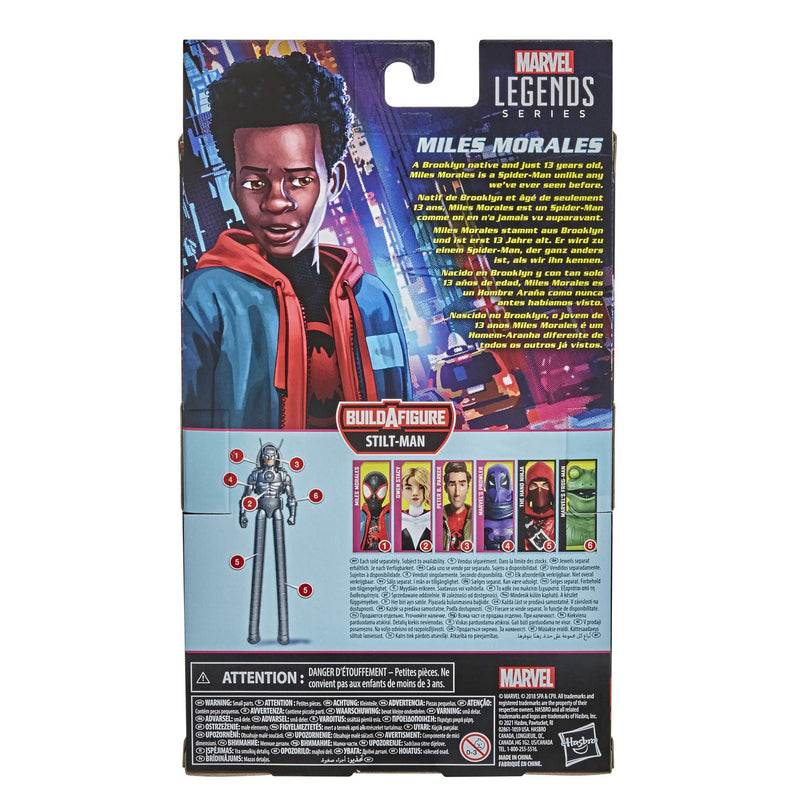 SPIDER-MAN Hasbro Marvel Legends Series Into the Spider-Verse Miles Morales 6-inch Collectible Action Figure Toy and 3 Accessories