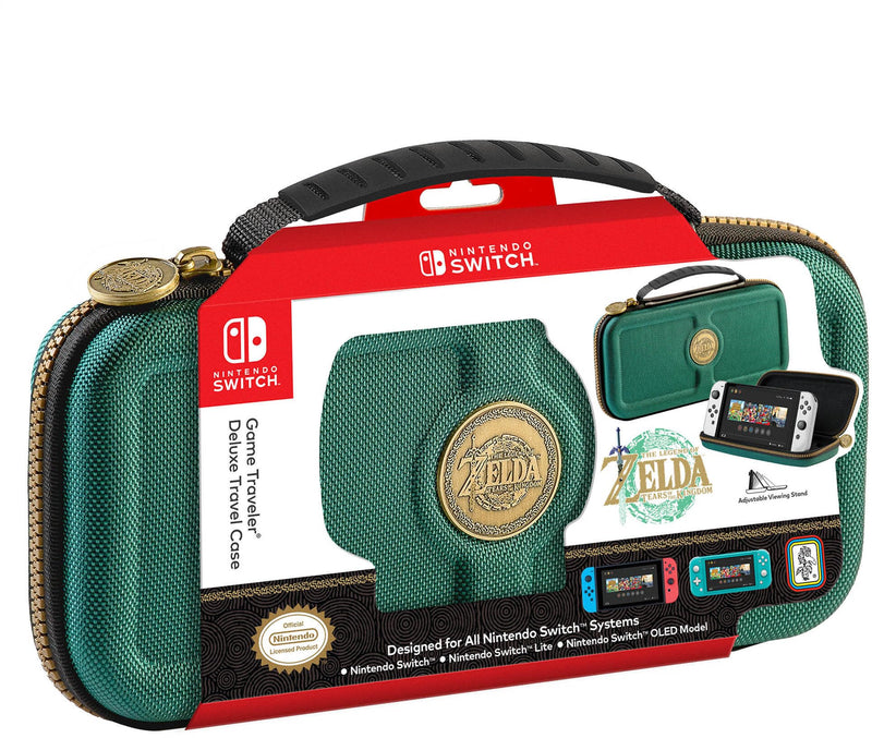 Nintendo Switch Game Traveler Zelda Tears of the Kingdom Deluxe Travel Case