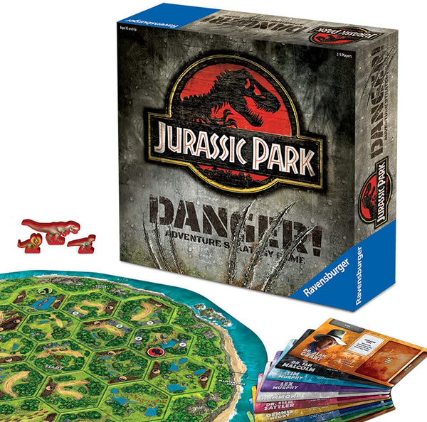 Ravensburger Jurassic Park Danger! Adventure Strategy Board Game for Kids & Adults Age 10 Years Up - Family Games - 2 to 5 Players