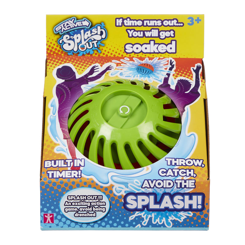 STAY ACTIVE SPLASH OUT throwing & catching water bust with timer balloon indoor outdoor activity fun family toy game boys girls game