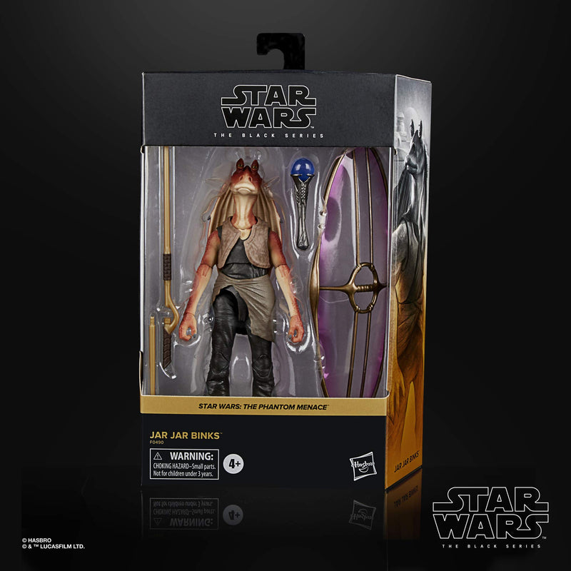 Star Wars The Black Series Jar Jar Binks 6-Inch-Scale The Phantom Menace Collectible Deluxe Action Figure, Kids Ages 4 and Up