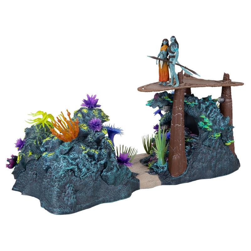 McFarlane Toys, Disney Avatar, World of Pandora Metkayina Reef with Tonowari and Ronal Avatar Movie Action Figure Set, Disney Toys Collectible Figure – Ages 8+