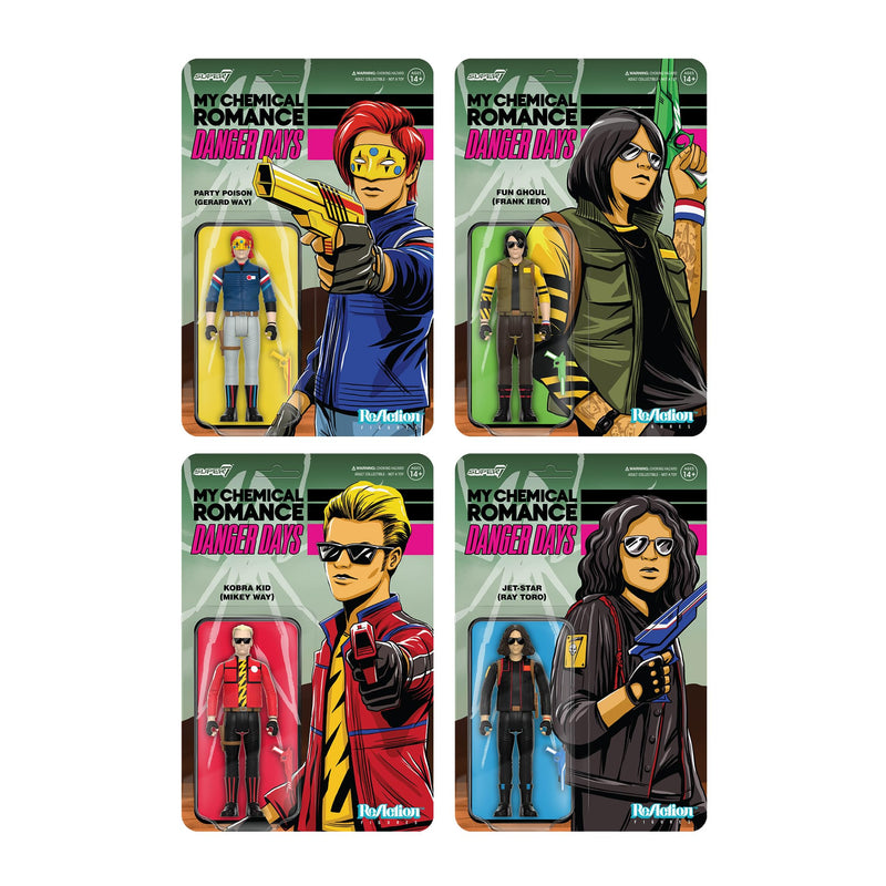 Super7 My Chemical Romance Reaction Figures Wave 01 (Danger Days) - Fun Ghoul (Unmasked) Action Figure