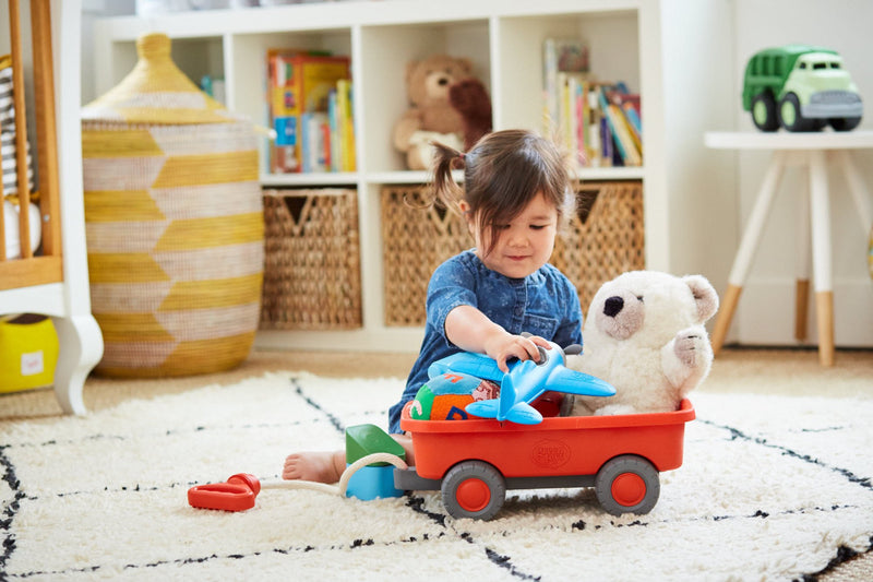 Green Toys WAGON Outdoor Toy Orange