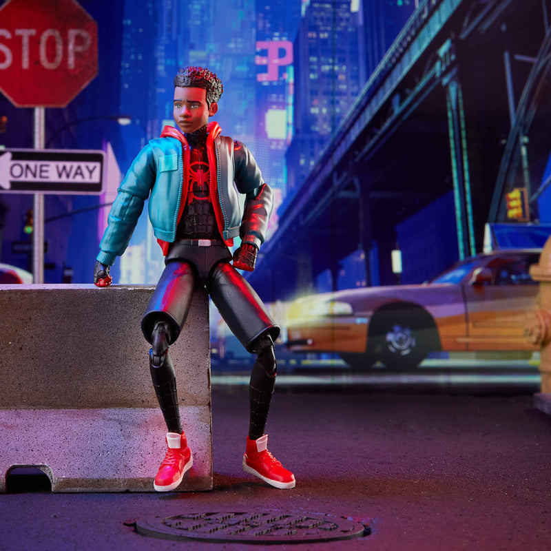 SPIDER-MAN Hasbro Marvel Legends Series Into the Spider-Verse Miles Morales 6-inch Collectible Action Figure Toy and 3 Accessories