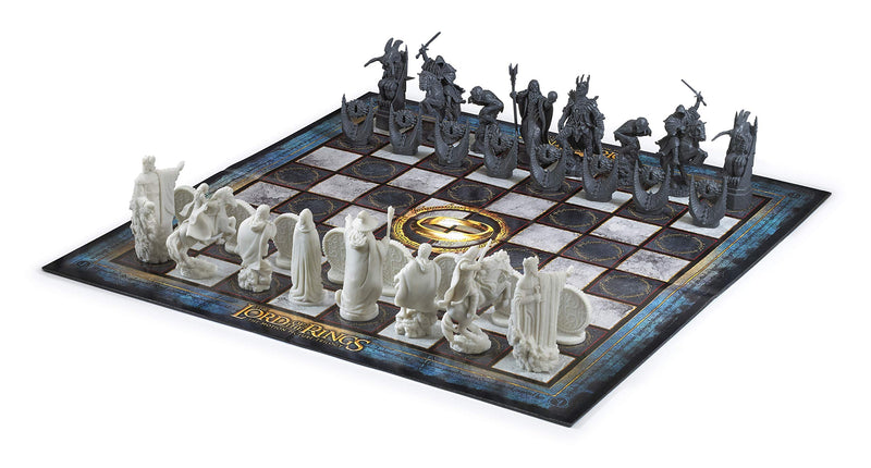 The Noble Collection The Lord of the Rings - Chess Set: Battle for Middle-Earth,Black, For 5 Players