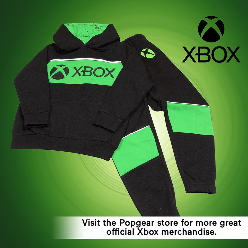 Xbox Text Logo Hoodie and Joggers Set, Kids, 5-15 Years, Black, Official Merchandise 12-13 Years