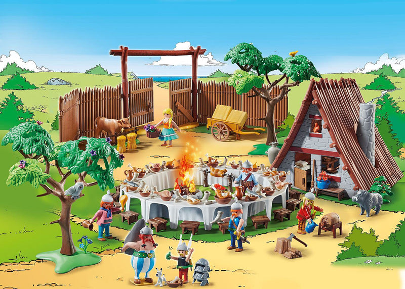 Playmobil Asterix 70931 The Village Banquet, Toy for Children Ages 5+