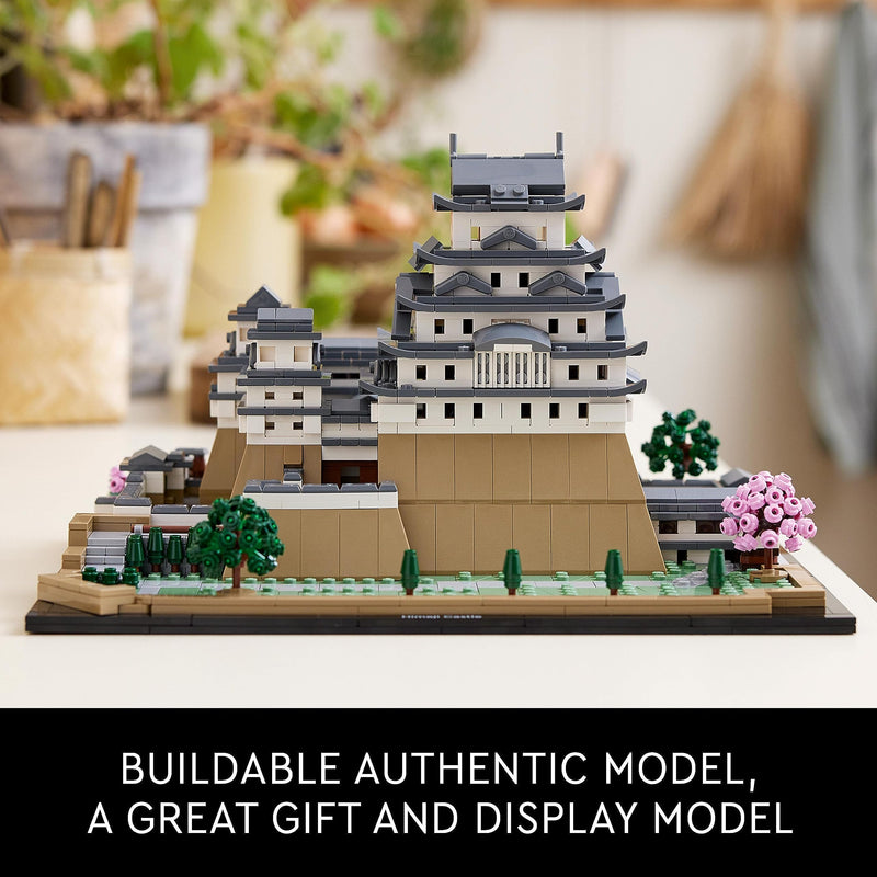 LEGO 21060 Architecture Himeji Castle Set, Landmarks Collection Model Building Kit for Adults, Gift Idea for Fans of Creative Gardening and Japanese Culture, Includes Buildable Cherry Blossom Trees