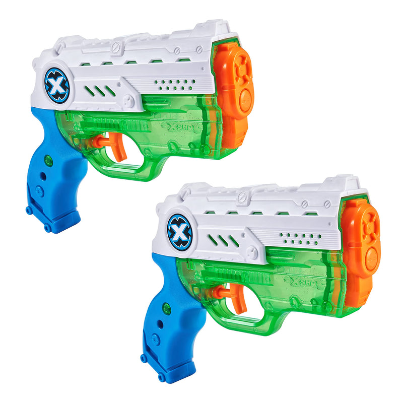 XSHOT 11839 X-Shot Warfare Micro + 2X Nano Water Gun, 4 Total Blaster, Fast-Fill Combo Pack