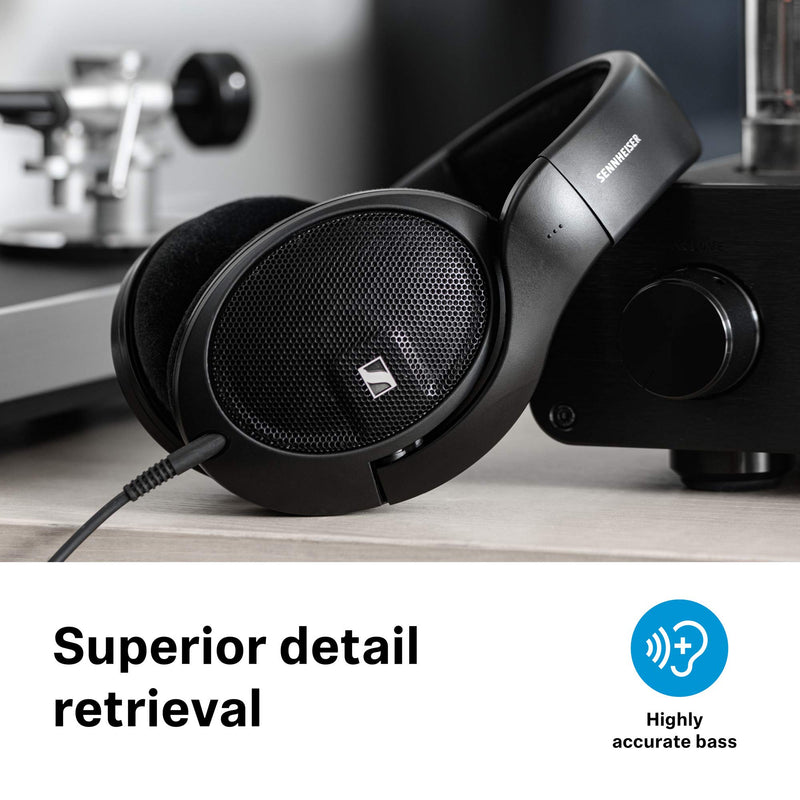 Sennheiser HD 560S, Open back reference-grade headphones for audio enthusiasts, Over Ear , Black