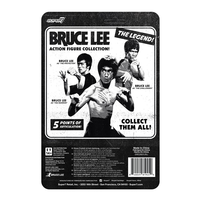 SUPER7 Bruce Lee The Protector 3.75 in Reaction Figure