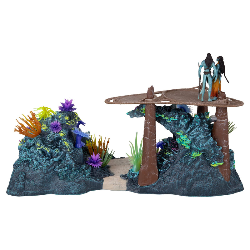 McFarlane Toys, Disney Avatar, World of Pandora Metkayina Reef with Tonowari and Ronal Avatar Movie Action Figure Set, Disney Toys Collectible Figure – Ages 8+