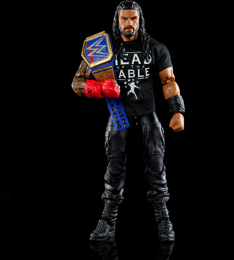 Mattel WWE Roman Reigns Top Picks Elite Collection Action Figure, Articulation & Life-Like Detail, Interchangeable Accessories, 6-Inch (HKN55)