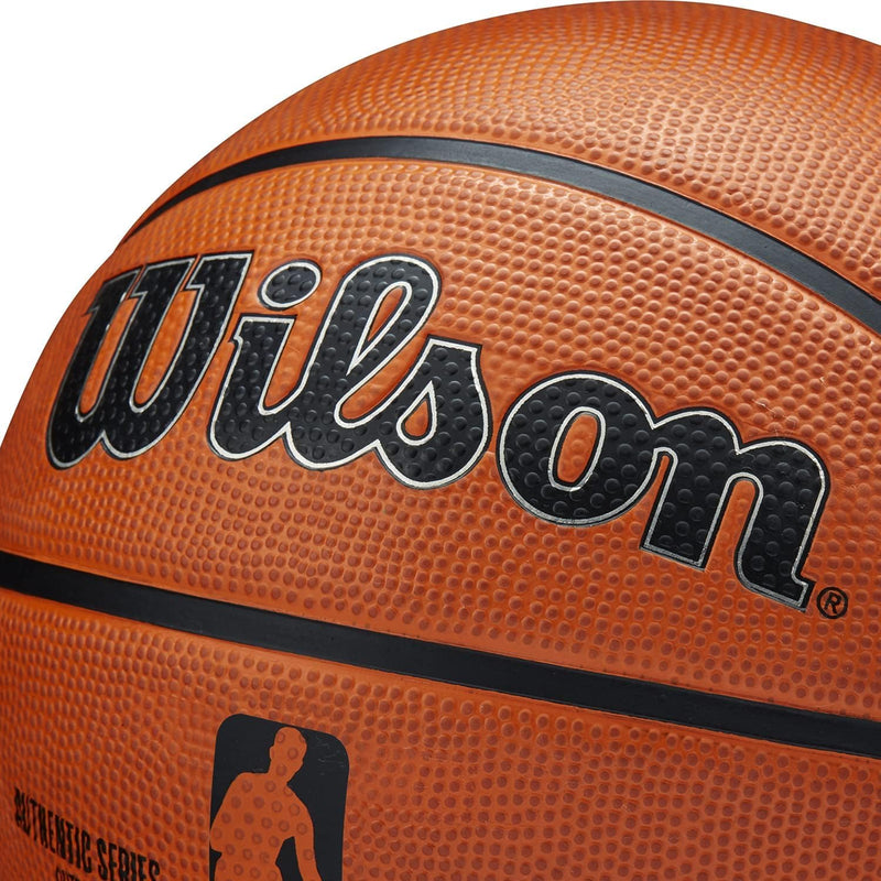 Wilson Basketball, JR NBA DRV Model, Outdoor, Rubber, Size: 4, Brown