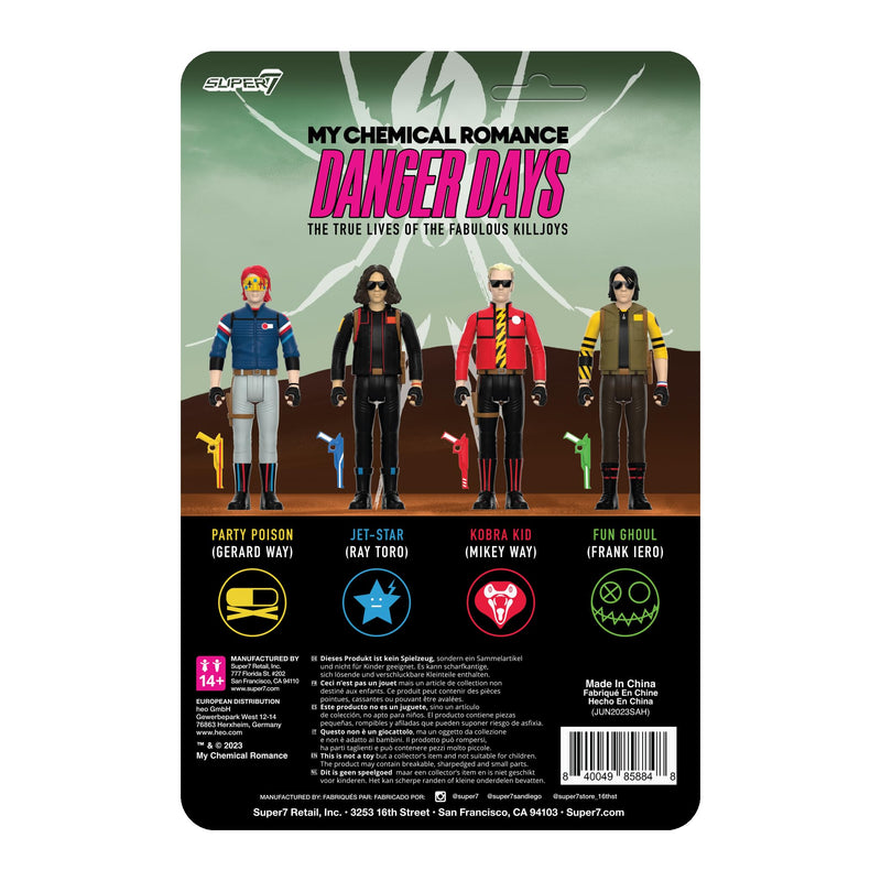 Super7 My Chemical Romance Reaction Figures Wave 01 (Danger Days) - Fun Ghoul (Unmasked) Action Figure