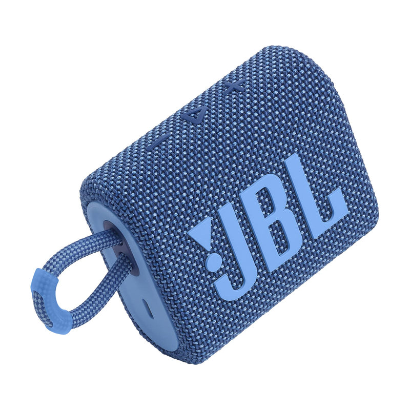 JBL Go 3 Wireless Bluetooth Speaker, Waterproof with 5 Hours of Battery Life, Blue