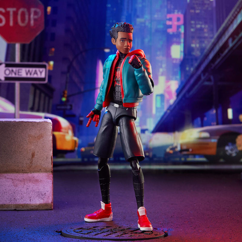 SPIDER-MAN Hasbro Marvel Legends Series Into the Spider-Verse Miles Morales 6-inch Collectible Action Figure Toy and 3 Accessories