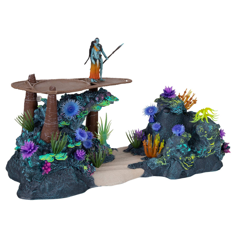 McFarlane Toys, Disney Avatar, World of Pandora Metkayina Reef with Tonowari and Ronal Avatar Movie Action Figure Set, Disney Toys Collectible Figure – Ages 8+