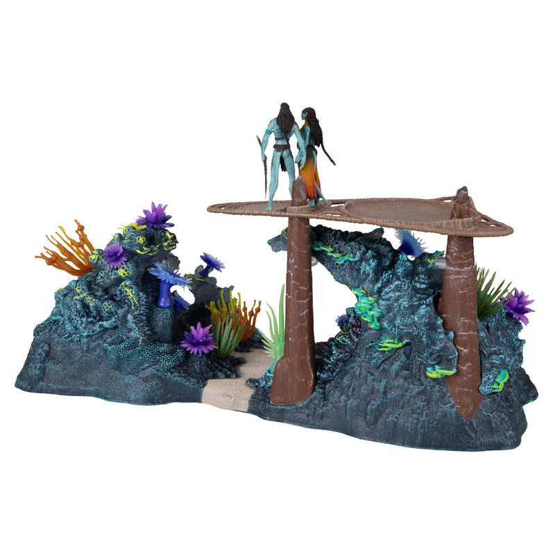 McFarlane Toys, Disney Avatar, World of Pandora Metkayina Reef with Tonowari and Ronal Avatar Movie Action Figure Set, Disney Toys Collectible Figure – Ages 8+