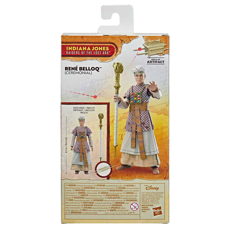 Indiana Jones and the Raiders of the Lost Ark Adventure Series René Belloq (Ceremonial), 15 cm Indiana Jones Action Figures