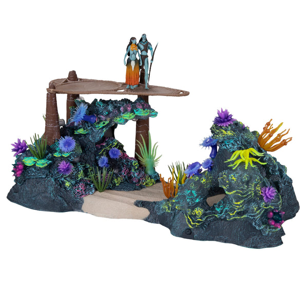 McFarlane Toys, Disney Avatar, World of Pandora Metkayina Reef with Tonowari and Ronal Avatar Movie Action Figure Set, Disney Toys Collectible Figure – Ages 8+
