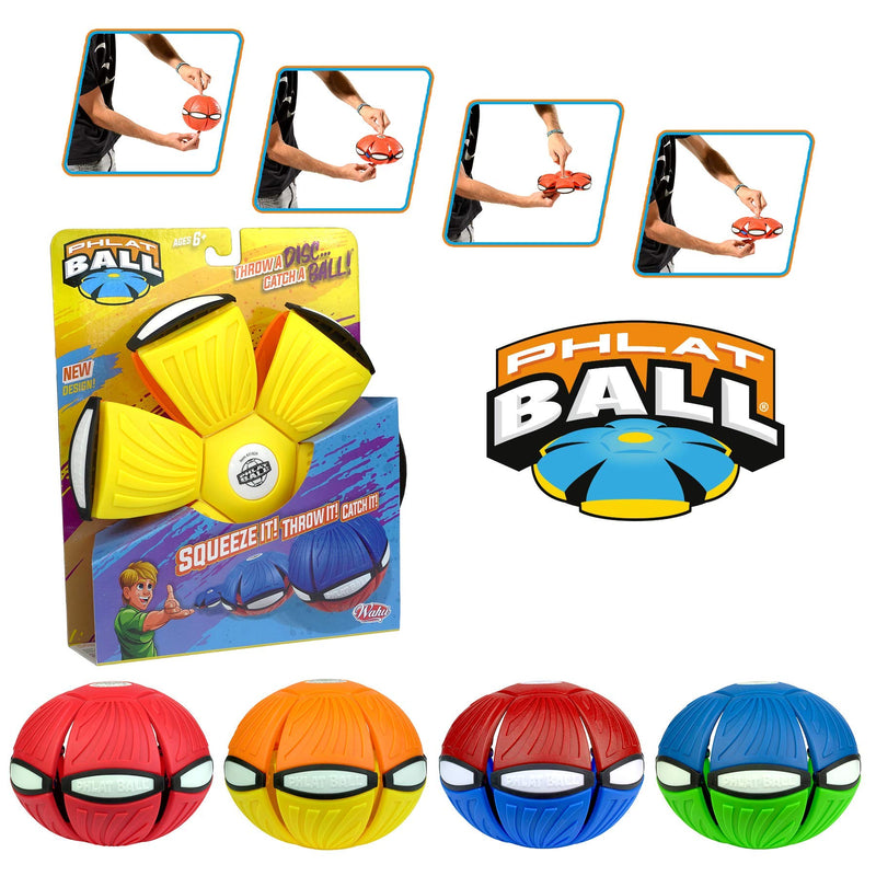 Phlat Ball WAHU Assorted Colours | Throw a Disc... Catch a Ball | Outdoor Garden Toy | Ages 6+