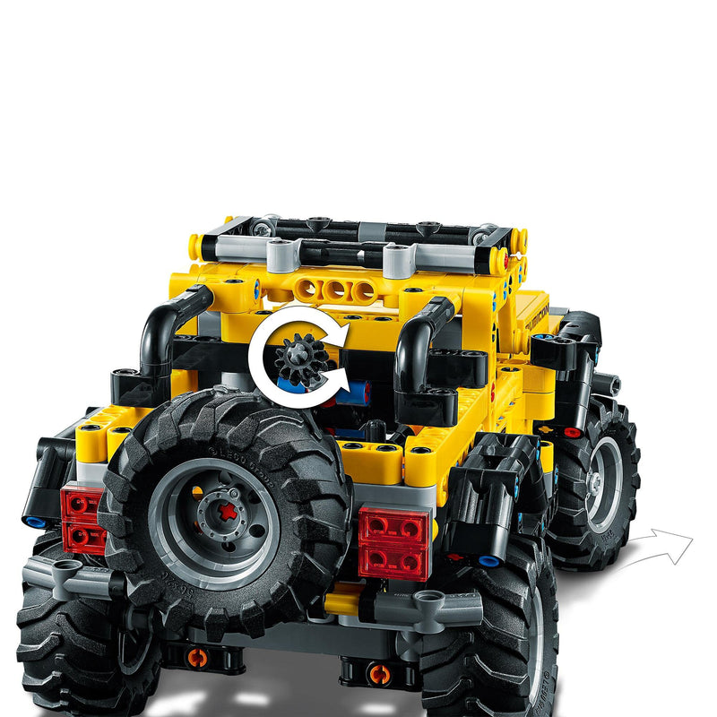 LEGO Technic Jeep Wrangler 42122 Building Kit; Let Kids Build a Stunning Model Version of the Jeep Wrangler Rubicon; Packed With Authentic Features, It Looks Just Like the Iconic 4X4 (665 Pieces)