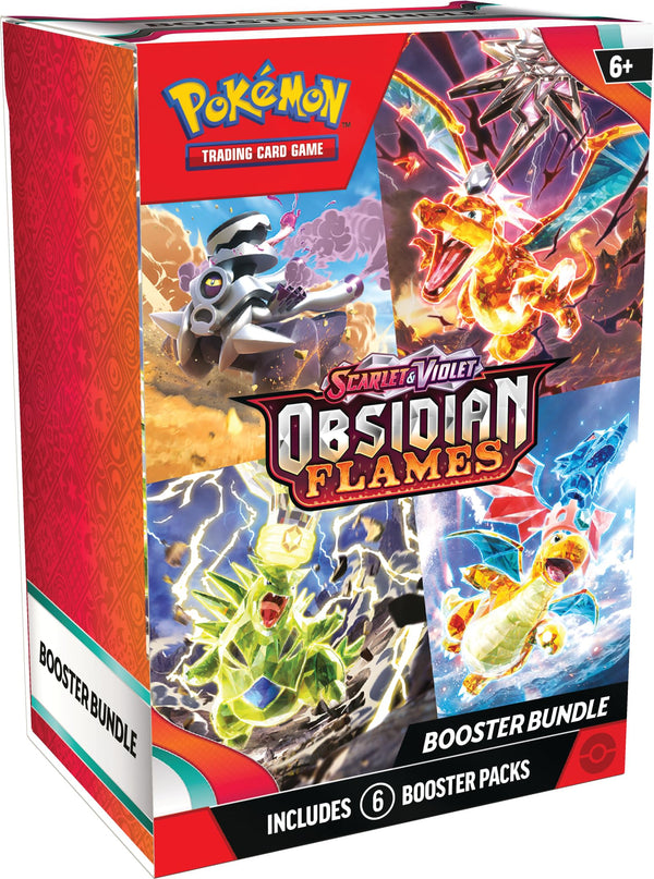 Pokémon TCG: Scarlet & Violet—Obsidian Flames Booster Bundle (6 Booster Packs)