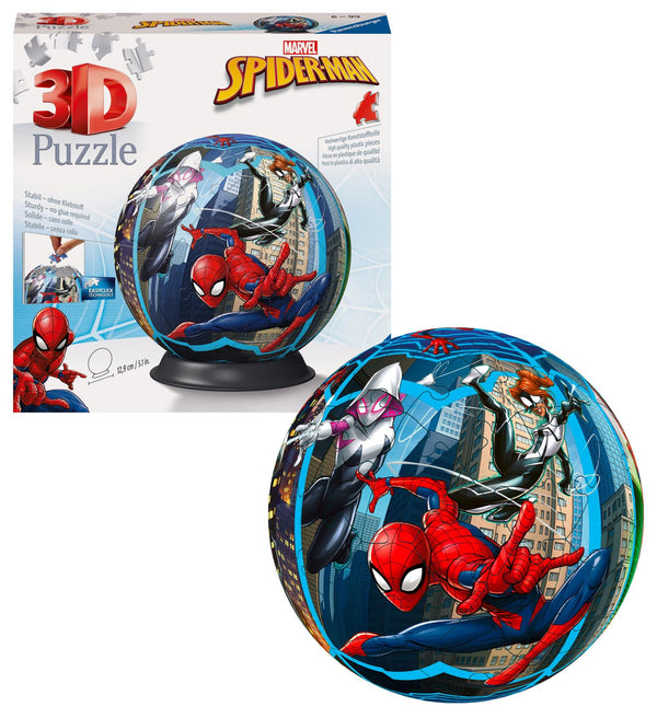 Ravensburger 11563 Marvel Spiderman 3D Jigsaw Puzzle for Kids and Adults Age 6 Years Up-72 Pieces-No Glue Required