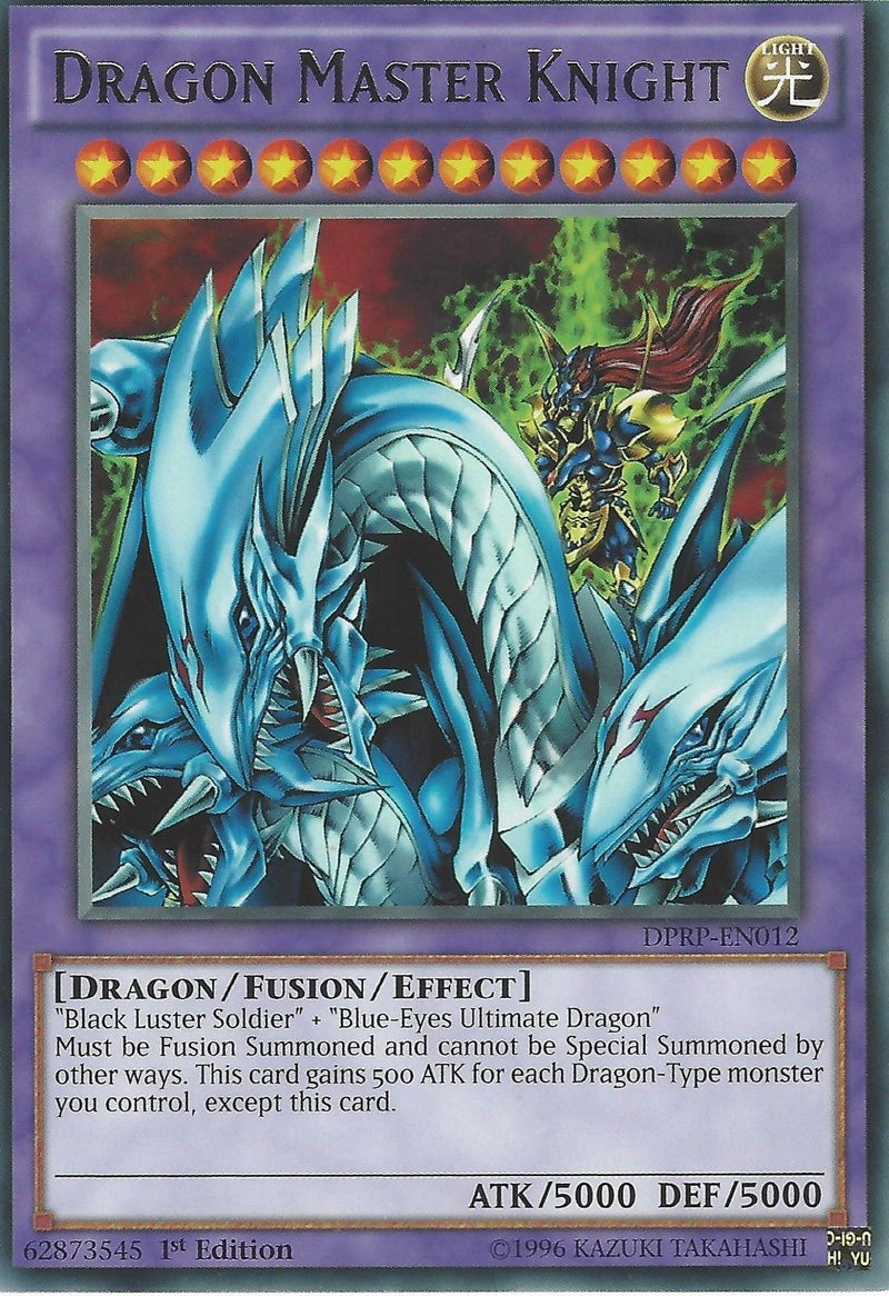 YuGiOh - DPRP-EN012 Dragon Master Knight 1st Edition Rare Card (Rivals of the Pharaoh)