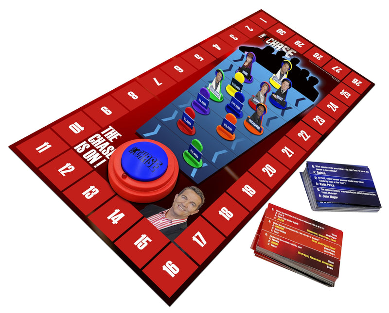 IDEAL | The Chase game: The Chase is on!| Family TV Show Board Game| For 3-6 Players | Ages 8+