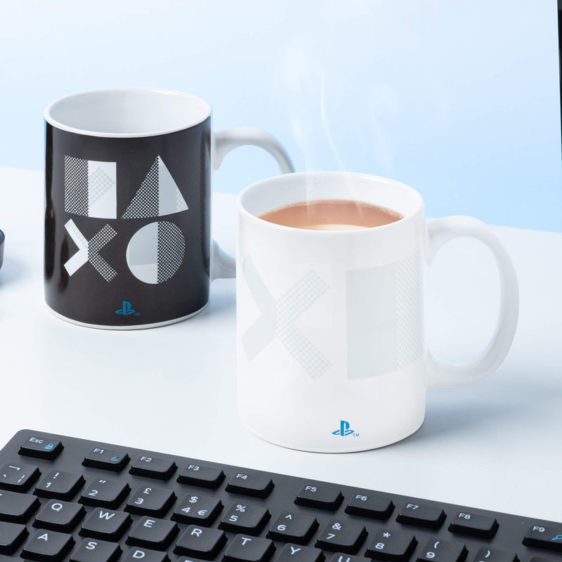 Paladone Playstation 5 Heat Change Synthetic Mug - Officially Licensed Merchandise, 300ml