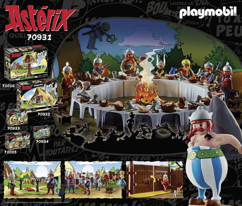 Playmobil Asterix 70931 The Village Banquet, Toy for Children Ages 5+