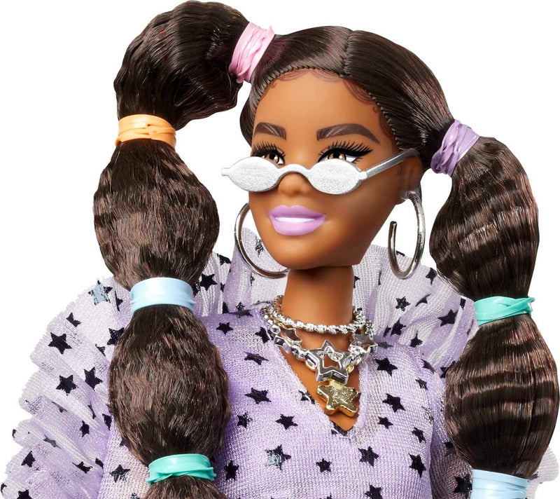 Barbie Extra Doll with Pigtails and Bobble Hair Ties