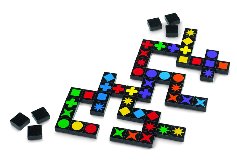 Mindware | Qwirkle UK Edition (NEW) | Board Game | Ages 5+ | 2-4 Players | 45 Minutes Playing Time