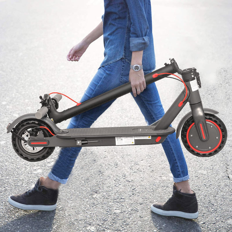 Aovopro Electric Scooter Pro, 30km Long Range, Max Speed 25 km/h, 3 Speed Settings, App Control, Black