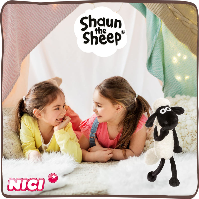Nici Soft Toy Shaun the Sheep 35 cm – Sheep Cuddly Toys for Girls, Boys & Babies – Fluffy Stuffed Animal for Playing, Cuddling & Collecting – Cosy Plush Animals