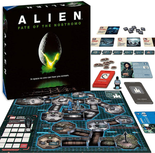 Ravensburger Alien Fate of the Nostromo - Strategy Board Games for Adults & Kids Age 12 Years Up - 1 to 5 Players