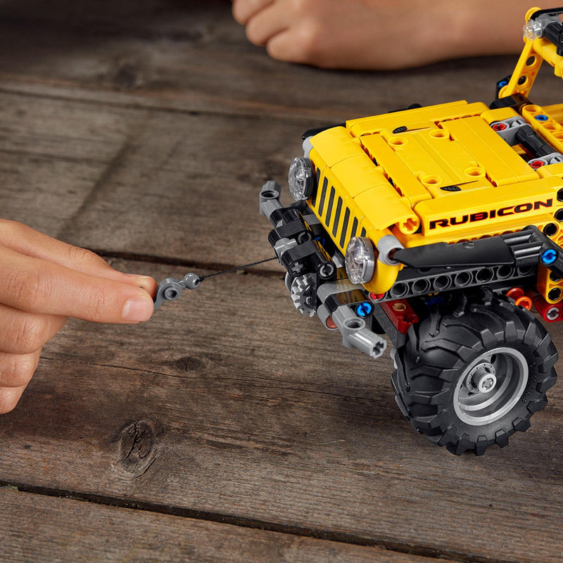 LEGO Technic Jeep Wrangler 42122 Building Kit; Let Kids Build a Stunning Model Version of the Jeep Wrangler Rubicon; Packed With Authentic Features, It Looks Just Like the Iconic 4X4 (665 Pieces)