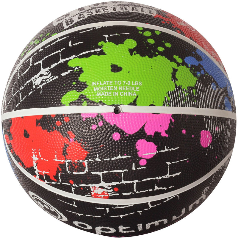 Optimum Basketball Balls - Durable Korean Rubber, All-Weather Grip, Regulation Weight, Versatile for Indoor/Outdoor Play, Enhanced Control & Precision for Youth & Adults