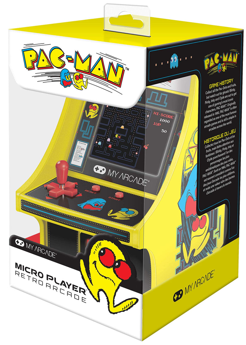 6" Collectible Retro Pac-Man Micro Player (Electronic Games)