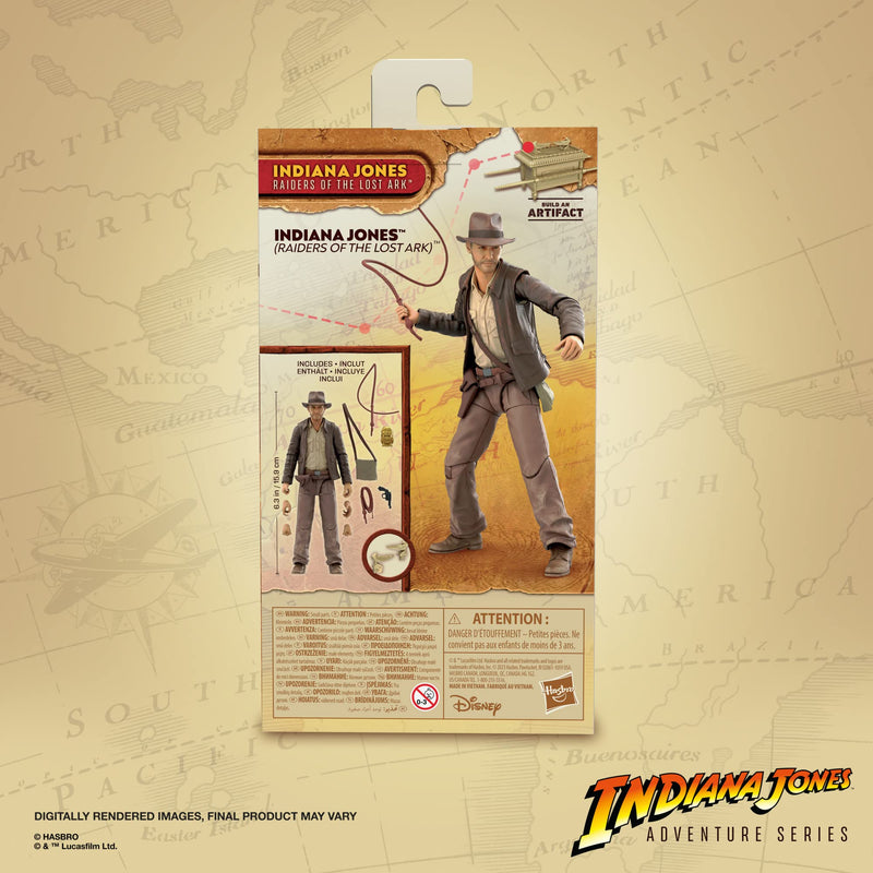 Hasbro Indiana Jones and the Raiders of Lost Ark Adventure Series, 6” Action Figures, F6060