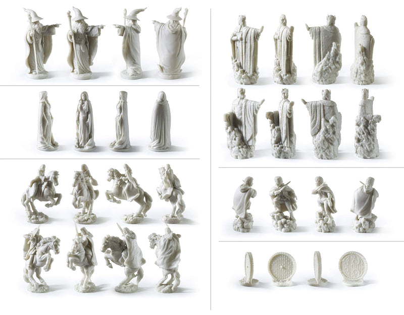 The Noble Collection The Lord of the Rings - Chess Set: Battle for Middle-Earth,Black, For 5 Players