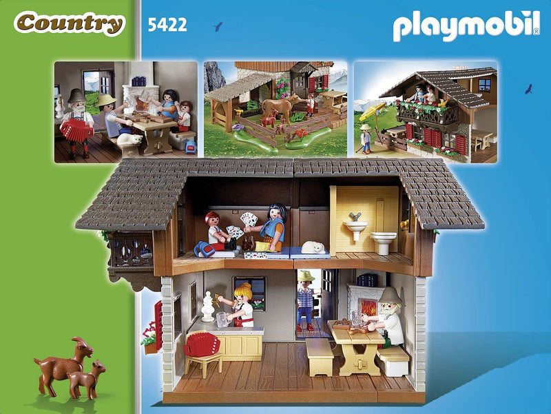 Playmobil Country 5422 Alpine Lodge, Toy for Children Ages 4+