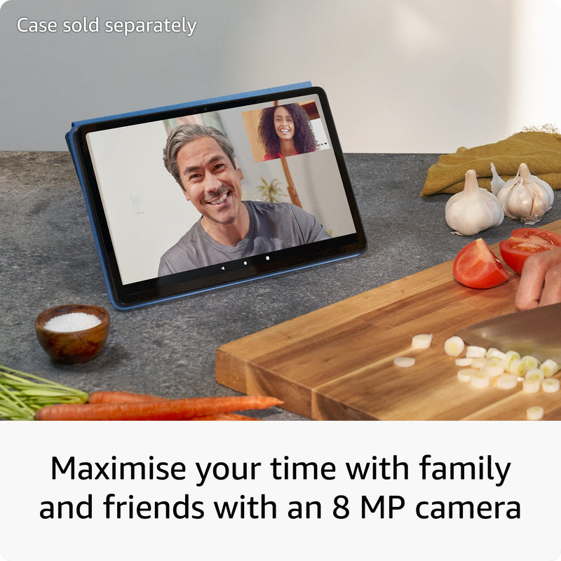 Amazon Fire Max 11 tablet and Keyboard Case bundle, power, fun and productivity, octa-core processor, 4 GB RAM, 14-hr battery life, 128 GB, Grey, without Ads
